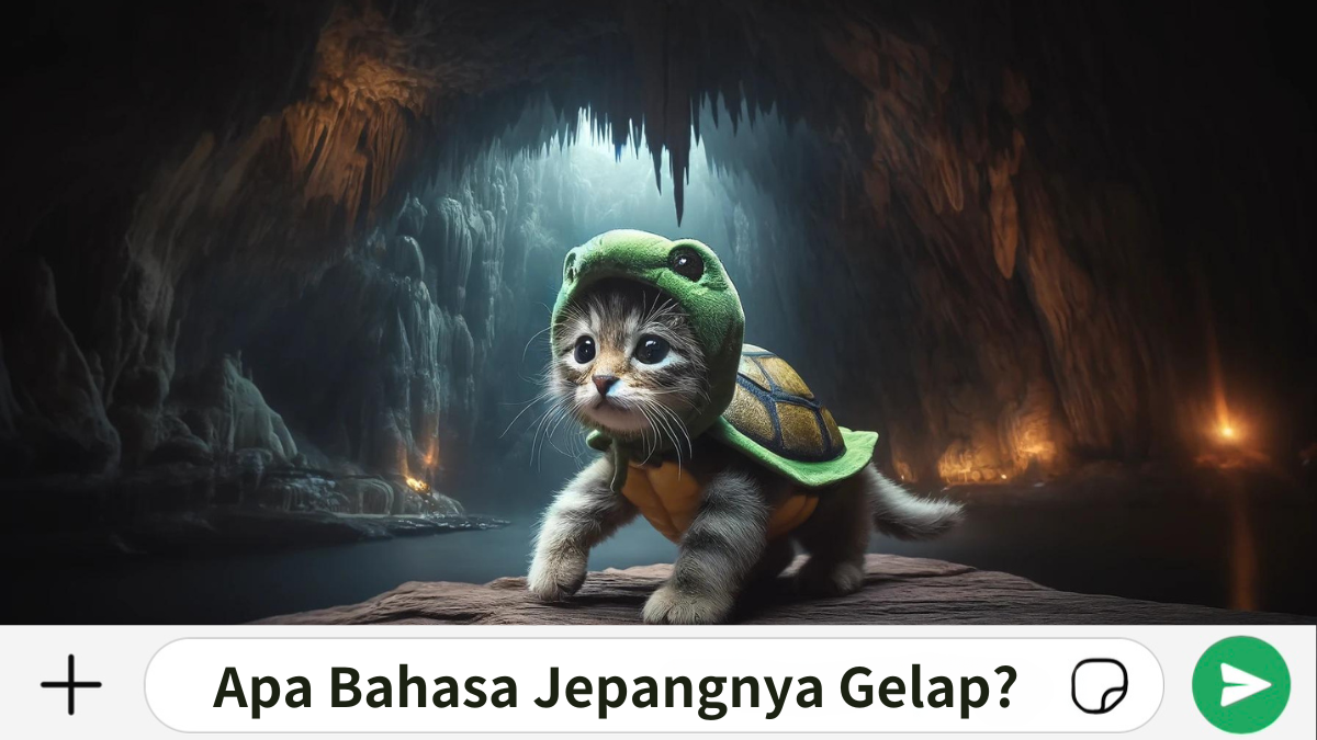 Apa Bahasa Jepangnya Gelap