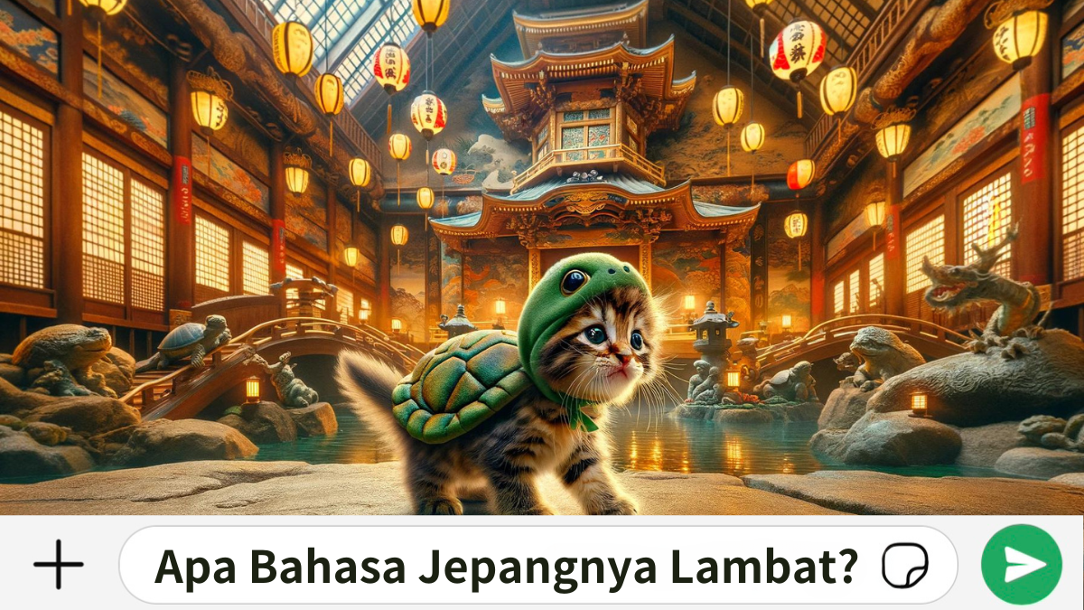 Apa Bahasa Jepangnya Lambat