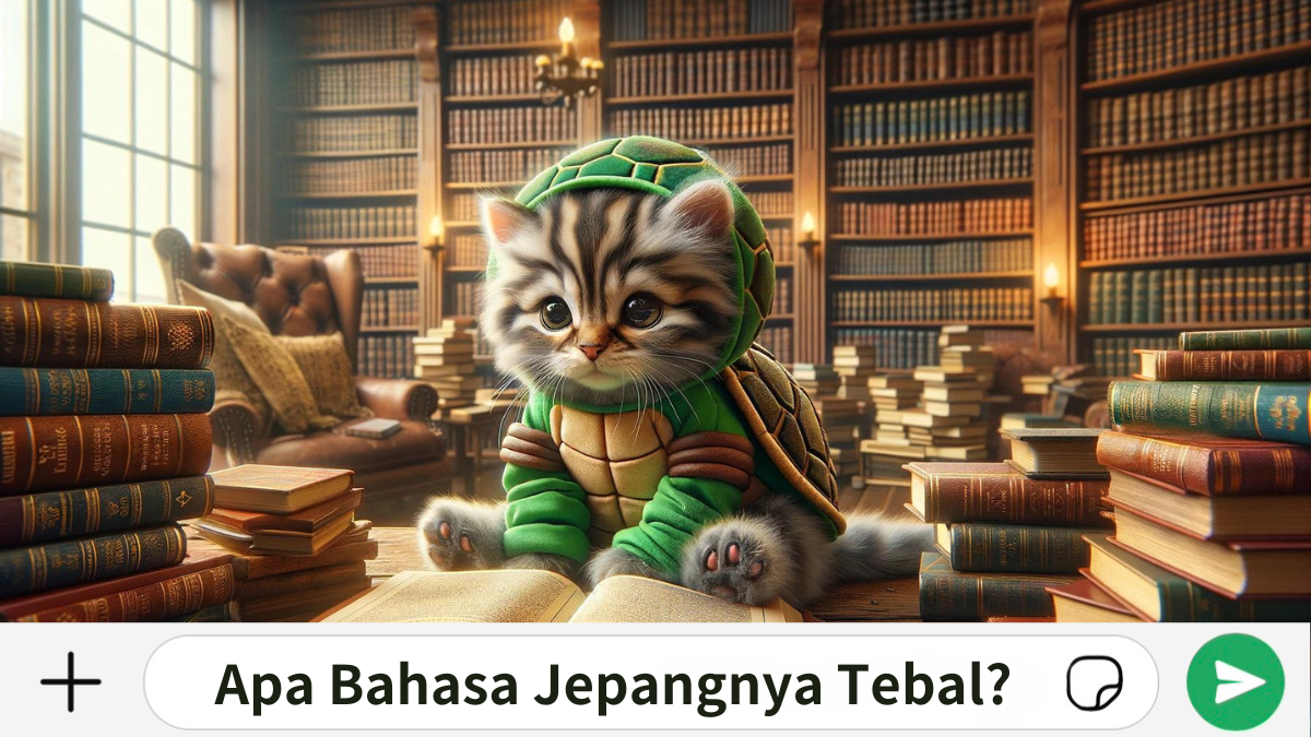 Apa Bahasa Jepangnya Tebal