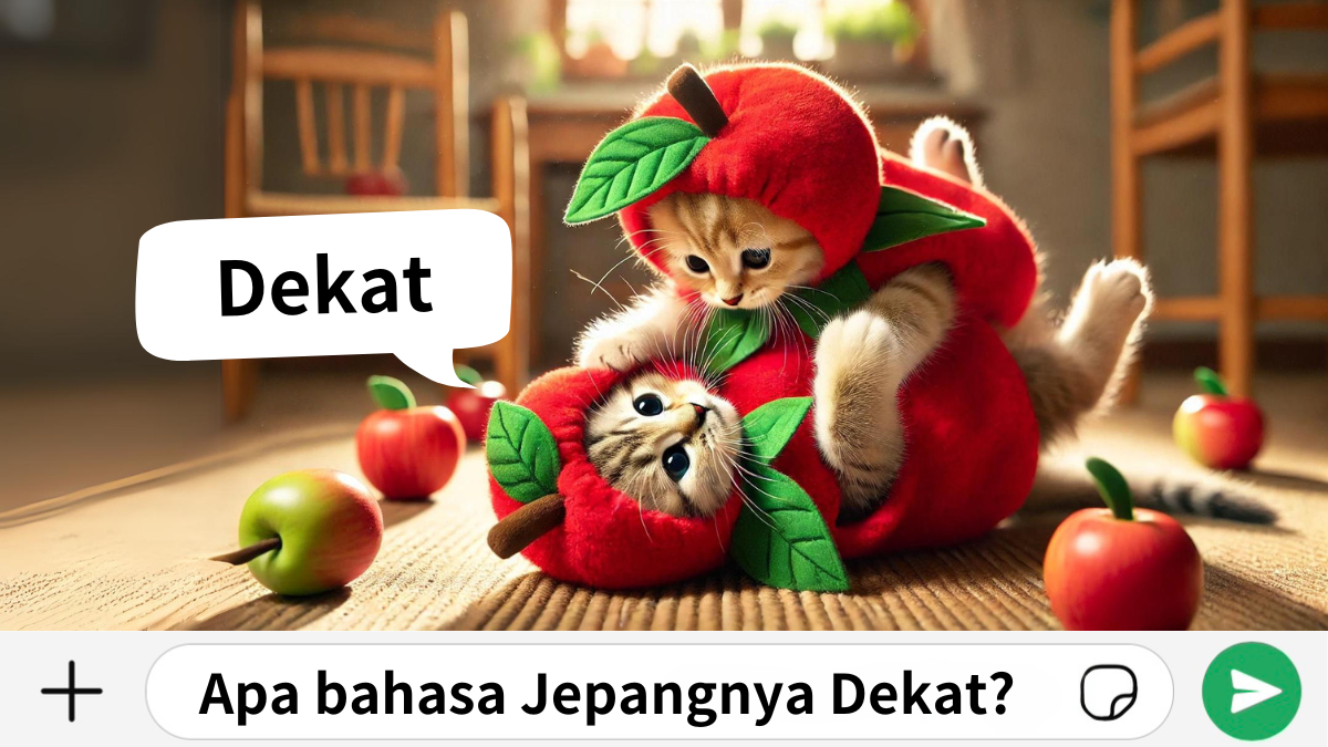 Apa bahasa Jepangnya Dekat