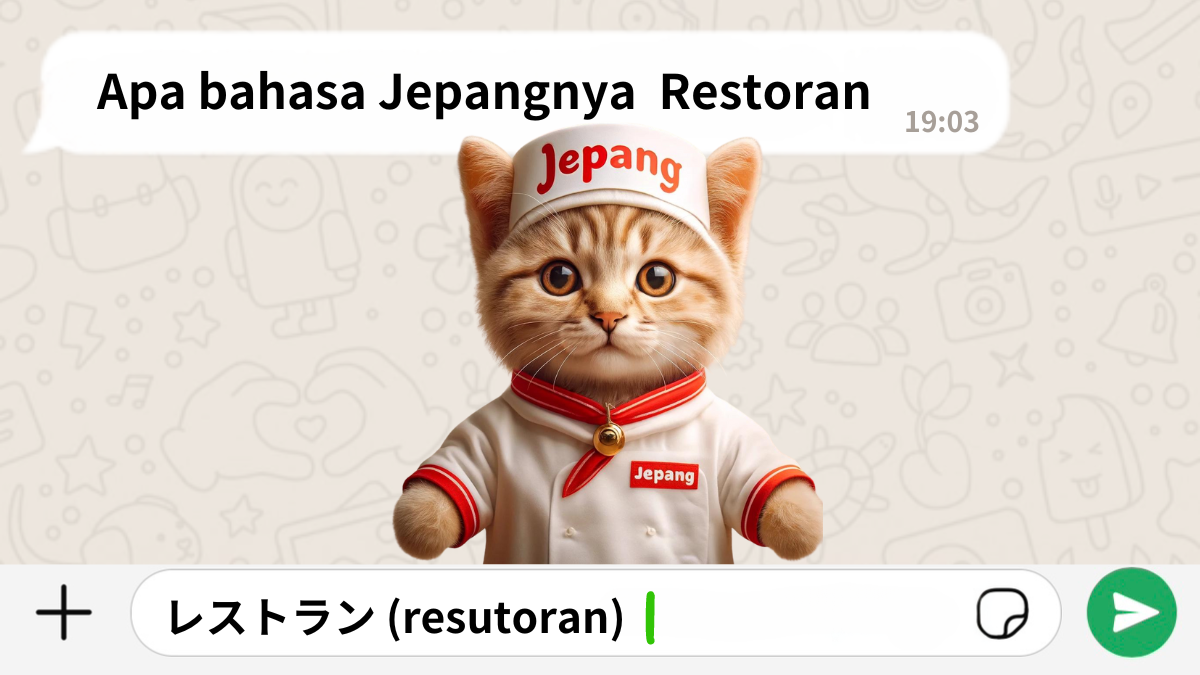 Apa bahasa Jepangnya Restoran
