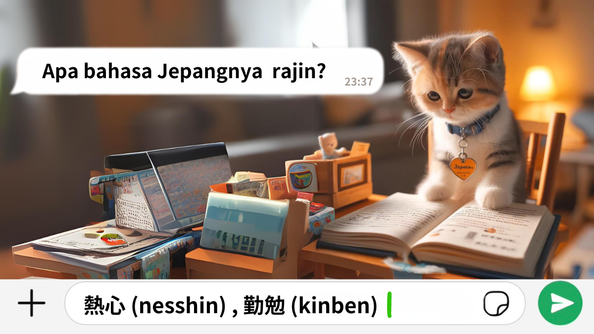 Apa bahasa Jepangnya rajin