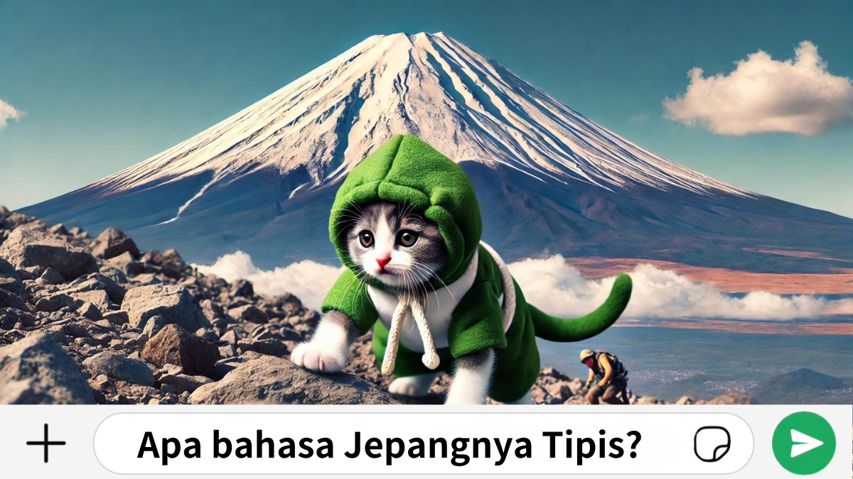 Apa bahasa Jepangnya tipis